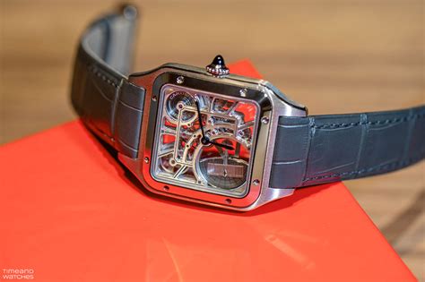 replica cartier santos mems|cartier santos dumont skeleton watch.